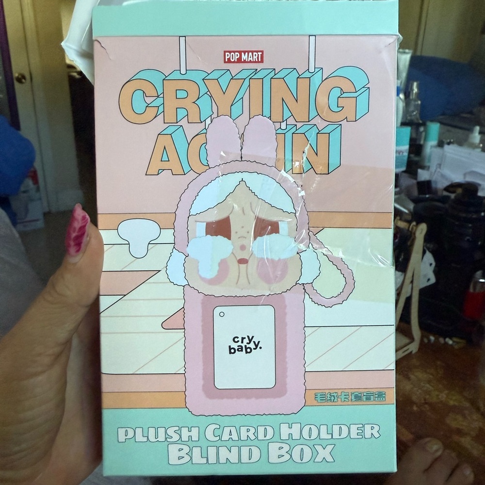Crying Again Plush Card Holder - Blind Box You can get any color